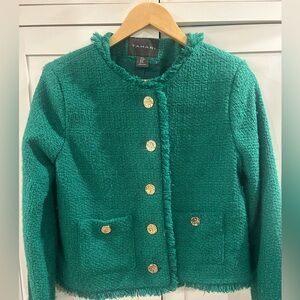 Tahari Green Jacket